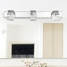 Luminária de parede moderna com cúpula de vidro bolha estilo espelho frontal