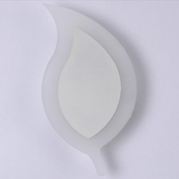 Criativo Simples Moda Moderna Acrílico Contraído Luminária de Parede Liga Pequenas Folhas Luz