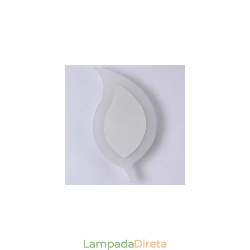 Criativo Simples Moda Moderna Acrílico Contraído Luminária de Parede Liga Pequenas Folhas Luz