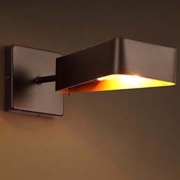 Luminária de parede industrial loft criativa de ferro forjado com restauração de formas antigas