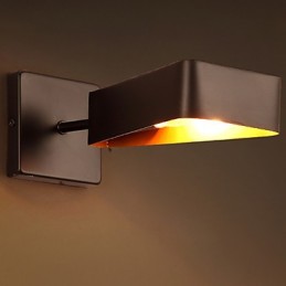 Luminária de parede industrial loft criativa de ferro forjado com restauração de formas antigas