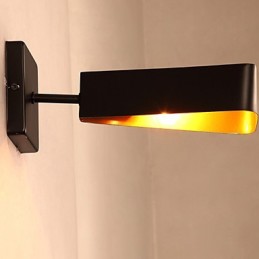 Luminária de parede industrial loft criativa de ferro forjado com restauração de formas antigas