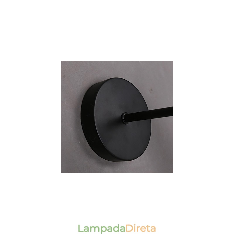 Luminária de parede decorativa de ferro forjado retrô com toranja e personalidade criativa