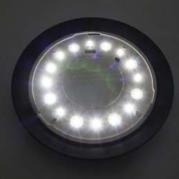 Lâmpada de parede para jardim, pátio, caminho, luz, energia solar, branca, para montagem na parede