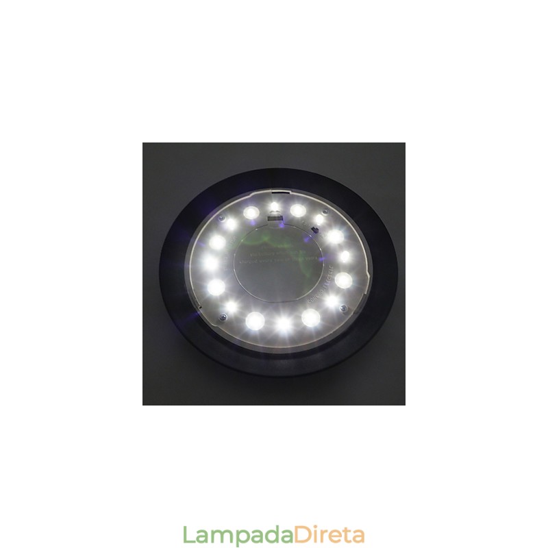 Lâmpada de parede para jardim, pátio, caminho, luz, energia solar, branca, para montagem na parede