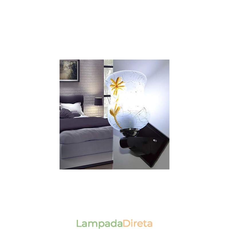 Luminária de parede criativa de madeira maciça para quarto, cabeceira de cama, luzes