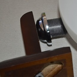 Luminária de parede criativa de madeira maciça para quarto, cabeceira de cama, luzes