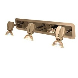 Moderno Chrome Wall Lights Luzes de banheiro com 3 luzes