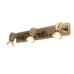 Moderno Chrome Wall Lights Luzes de banheiro com 3 luzes