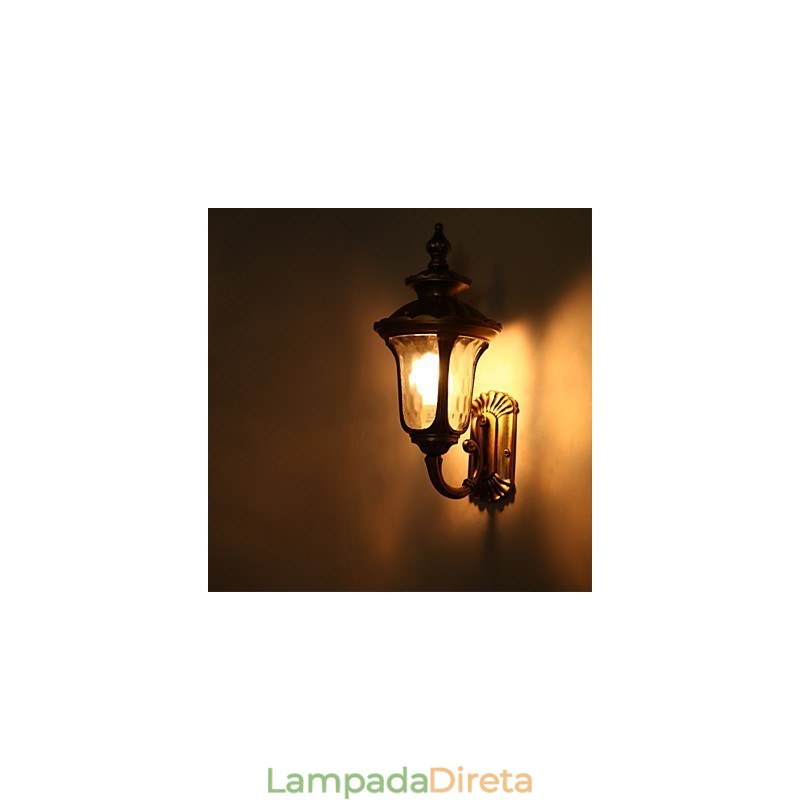 Garden Villa Lâmpada de alta qualidade Archaize Creative Vintage Lâmpada de parede Luzes