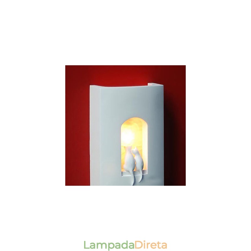 Moda Quente Quarto Infantil Pendurado Luz Criativa Kitty Gesso Lâmpada de Parede Luzes