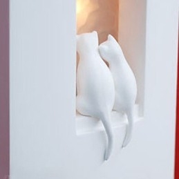 Moda Quente Quarto Infantil Pendurado Luz Criativa Kitty Gesso Lâmpada de Parede Luzes