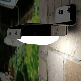 Sensor de voz ao ar livre lâmpada de luz solar alimentada por energia solar paisagem jardim parede cerca
