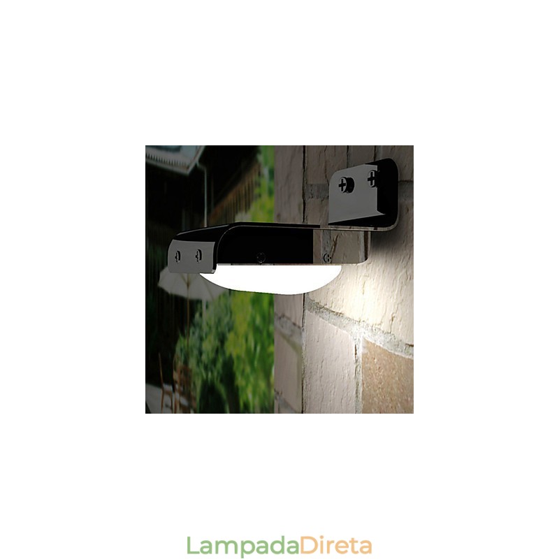 Sensor de voz ao ar livre lâmpada de luz solar alimentada por energia solar paisagem jardim parede cerca