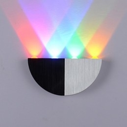 Luminárias de parede embutidas modernas contemporâneas de metal