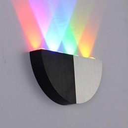 Luminárias de parede embutidas modernas contemporâneas de metal