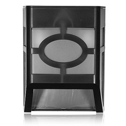 Luminária de parede com energia solar amarela quente para deck com 2 lanternas