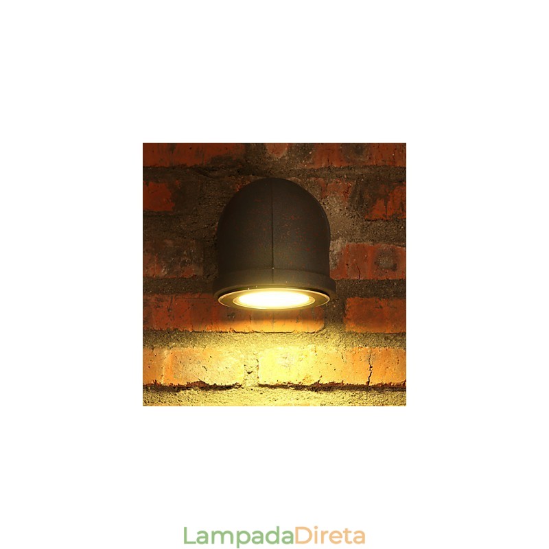 Luminária de parede estilo loft, vintage, para balcão de bar, com cano de água, holofote, iluminação para lote, lâmpada para varanda e escada