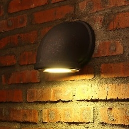 Luminária de parede estilo loft, vintage, para balcão de bar, com cano de água, holofote, iluminação para lote, lâmpada para varanda e escada
