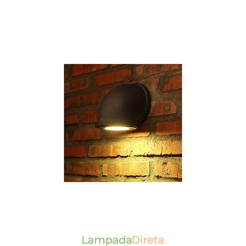 Luminária de parede estilo loft, vintage, para balcão de bar, com cano de água, holofote, iluminação para lote, lâmpada para varanda e escada