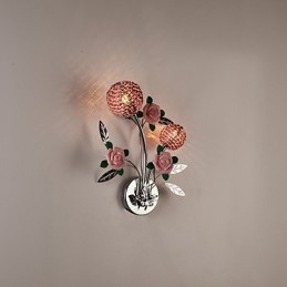 Apliques de parede Cristal Moderno Contemporâneo Metal