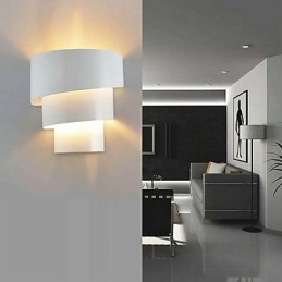 Luminária de parede espiral de design moderno de alta qualidade Luminária de parede criativa