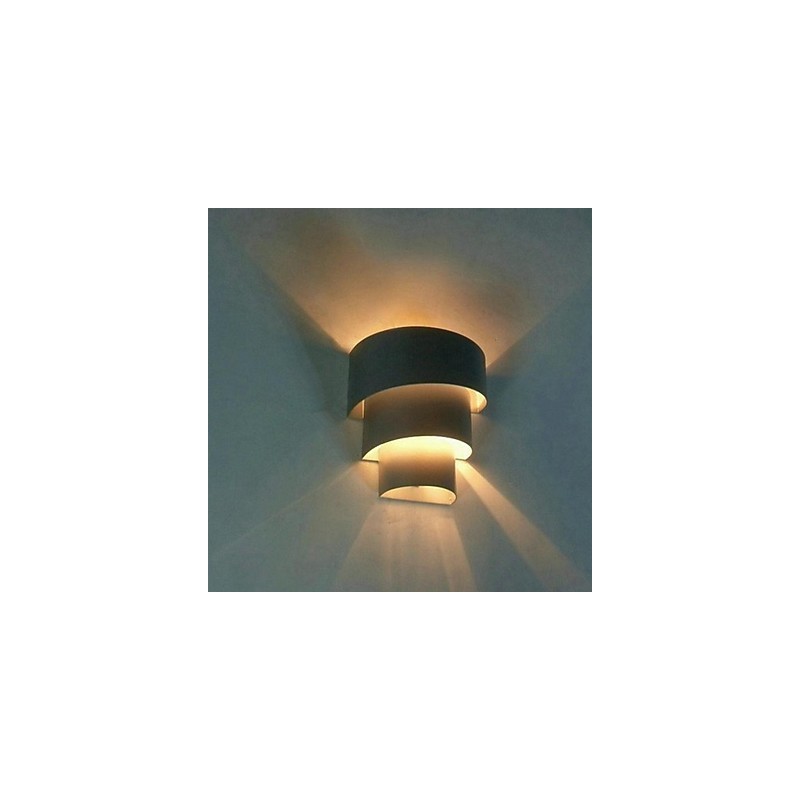 Luminária de parede espiral de design moderno de alta qualidade Luminária de parede criativa