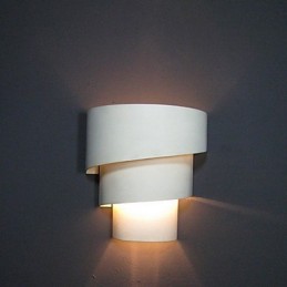 Luminária de parede espiral de design moderno de alta qualidade Luminária de parede criativa