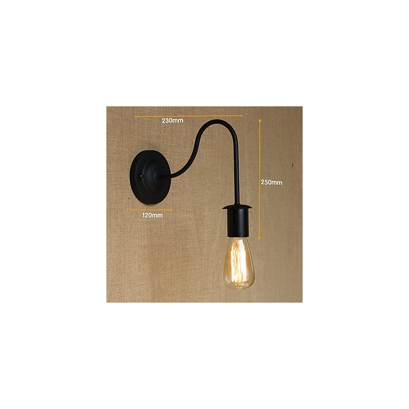 American Country Pastoral Simplicidade Personalidade Criativa Retro Luminária de Parede Decorativa Corredor Escadas