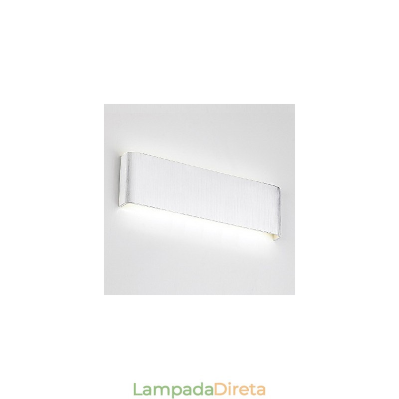 Luminárias de parede embutidas modernas contemporâneas de metal
