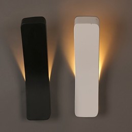 Luminária de parede de ferro forjado curvado criativo contraído e contemporâneo com luzes elétricas