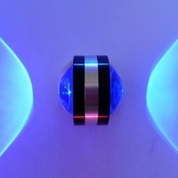 Luminárias de parede embutidas modernas contemporâneas de metal
