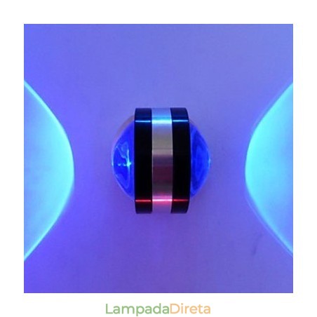 Luminárias de parede embutidas modernas contemporâneas de metal Luminárias de parede embutidas modernas contemporâneas de metal