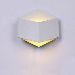 Luminária de parede acrílica criativa com diamante