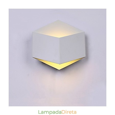 Luminária de parede acrílica criativa com diamante Luminária de parede acrílica criativa com diamante