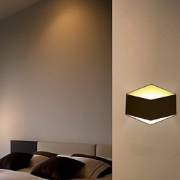 Luminária de parede acrílica criativa com diamante