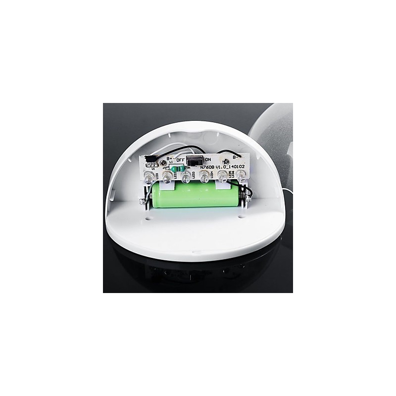 Lâmpada Solar Movida a Energia Solar Luz de Jardim Externa Sensor Automático Luz Solar Ativada (Branco)