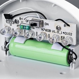 Lâmpada Solar Movida a Energia Solar Luz de Jardim Externa Sensor Automático Luz Solar Ativada (Branco)