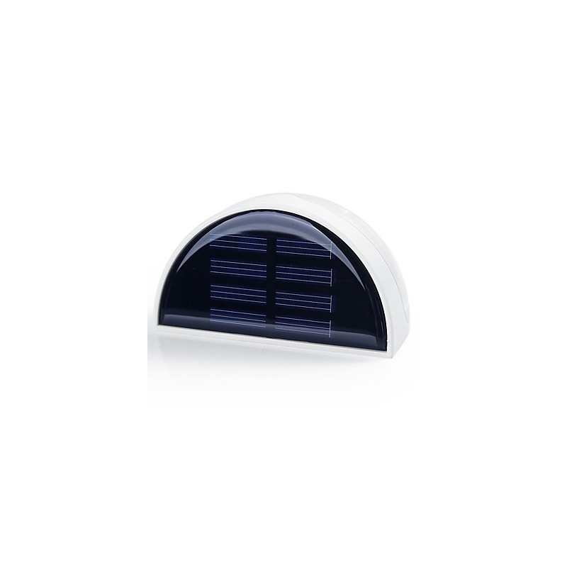 Lâmpada Solar Movida a Energia Solar Luz de Jardim Externa Sensor Automático Luz Solar Ativada (Branco)