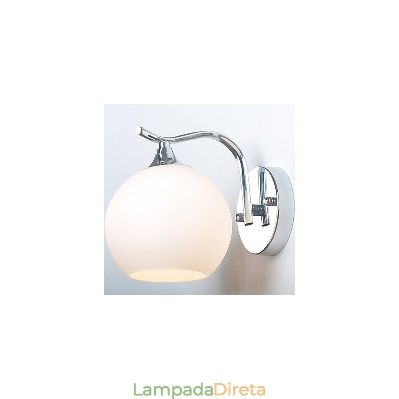 Luminária de parede de cristal criativa contemporânea e contratada