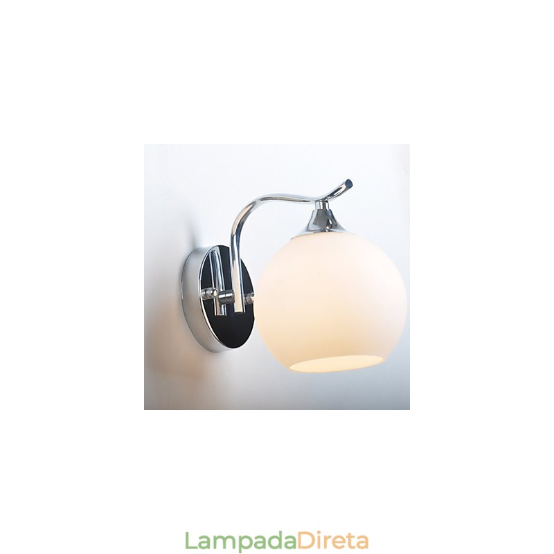 Luminária de parede de cristal criativa contemporânea e contratada