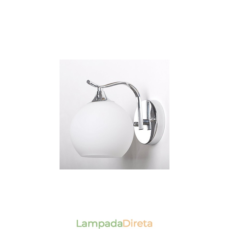 Luminária de parede de cristal criativa contemporânea e contratada