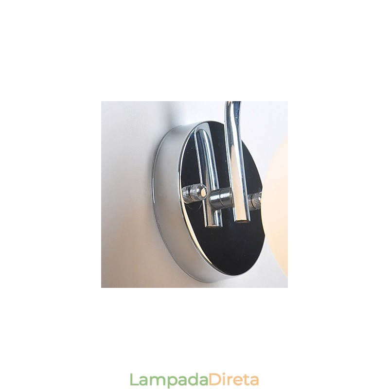 Luminária de parede de cristal criativa contemporânea e contratada