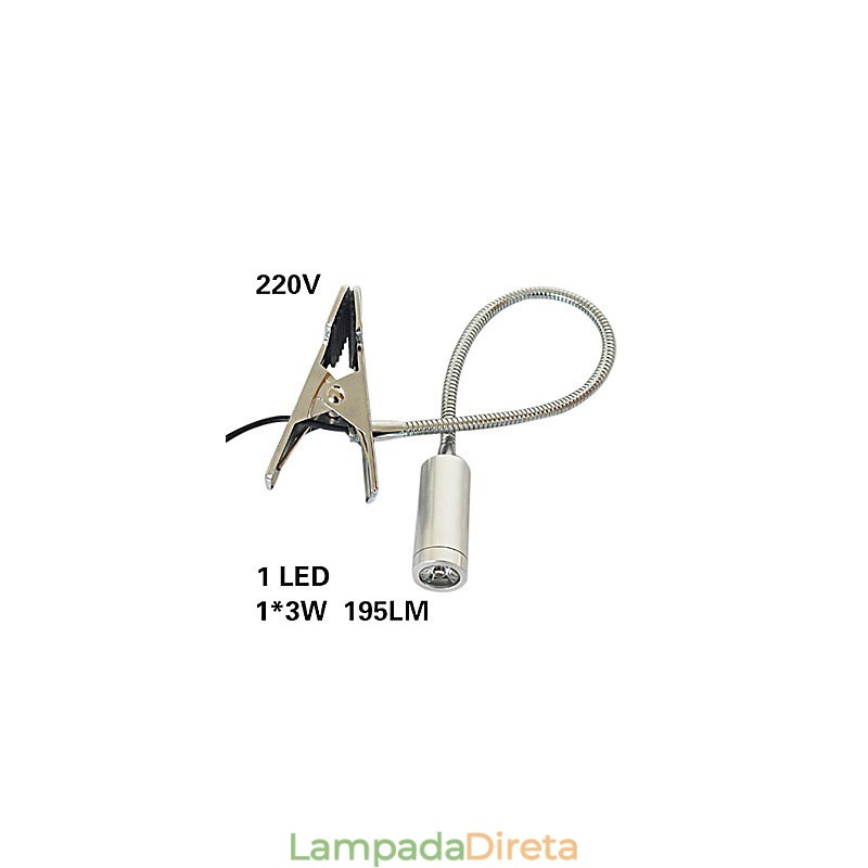 Luminária de parede de alumínio Spotlight Espelho lâmpada