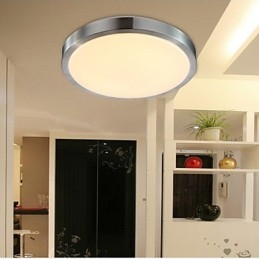 Luminárias embutidas 7W Luz redonda simples moderna Diâmetro 20CM