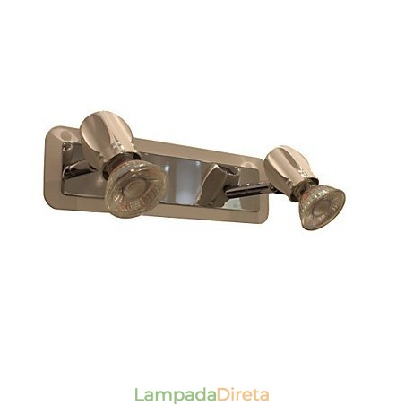 Moderno Chrome Wall Lights Luzes de banheiro com 2 luzes