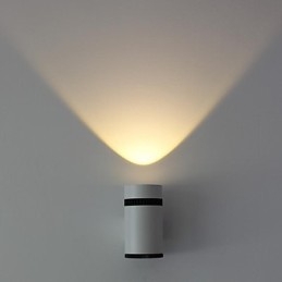 Luminárias de parede embutidas modernas contemporâneas de metal