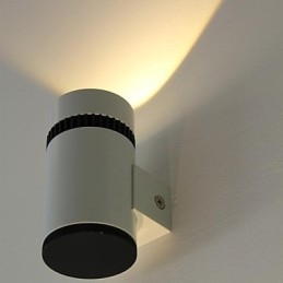 Luminárias de parede embutidas modernas contemporâneas de metal