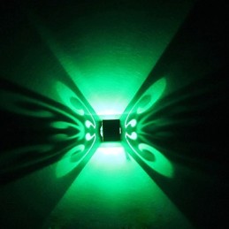 Luminária de parede criativa borboleta