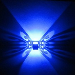 Luminária de parede criativa borboleta